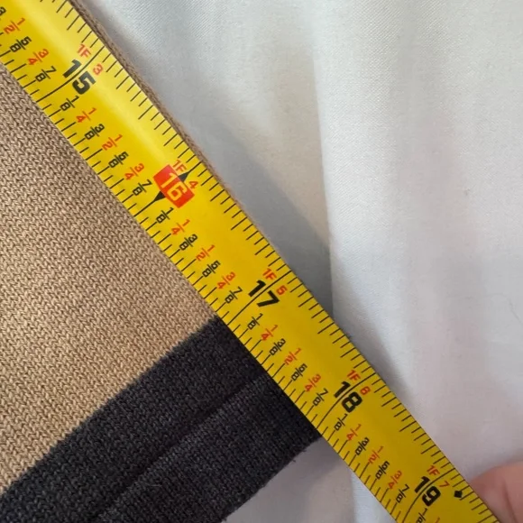 Calvin Klein Striped Sweater Dress Fall Winter Medium - Picture 5 of 7